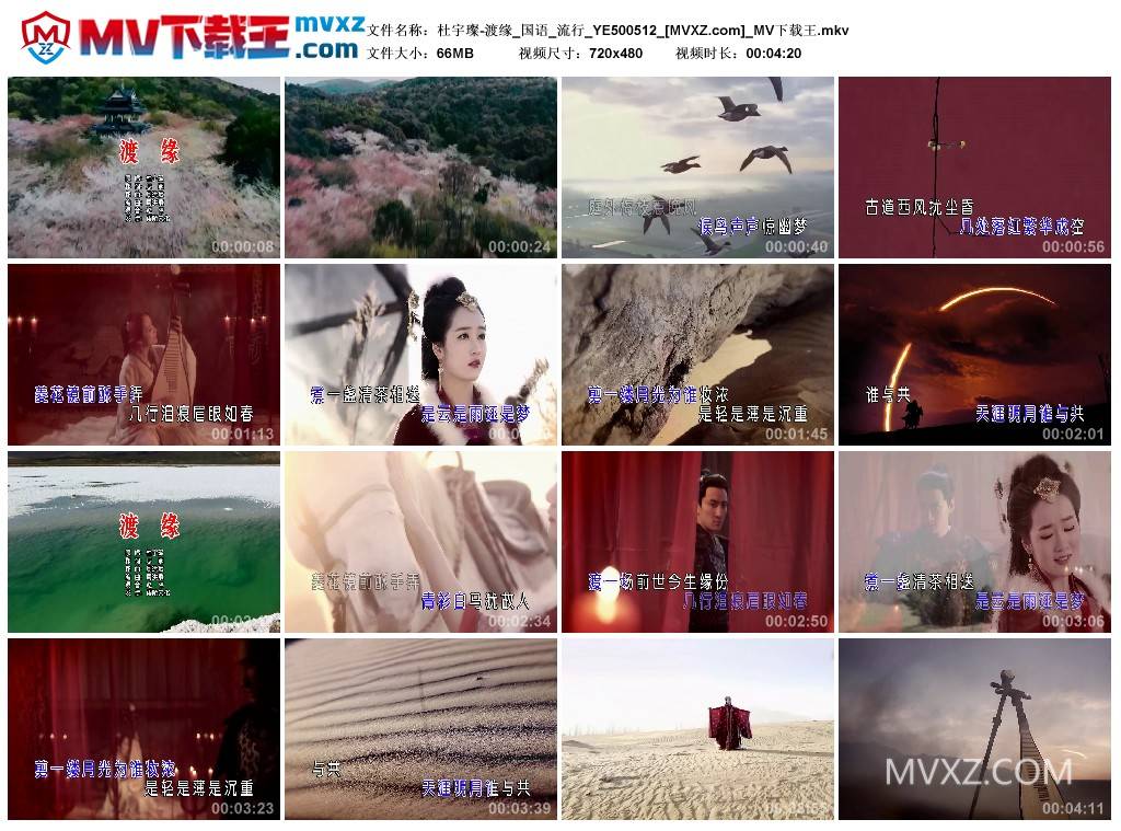 杜宇璨-渡缘_国语_流行_YE500512